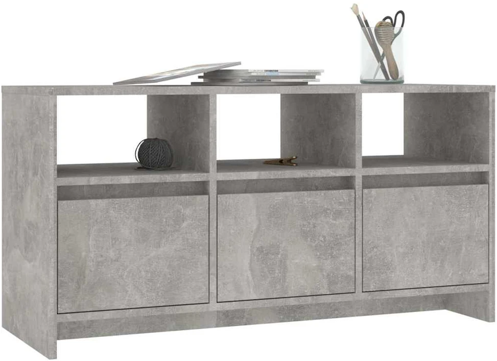 TV staliukas Televizoriaus spintelė, betono, 102x37,5x52,5cm, mediena