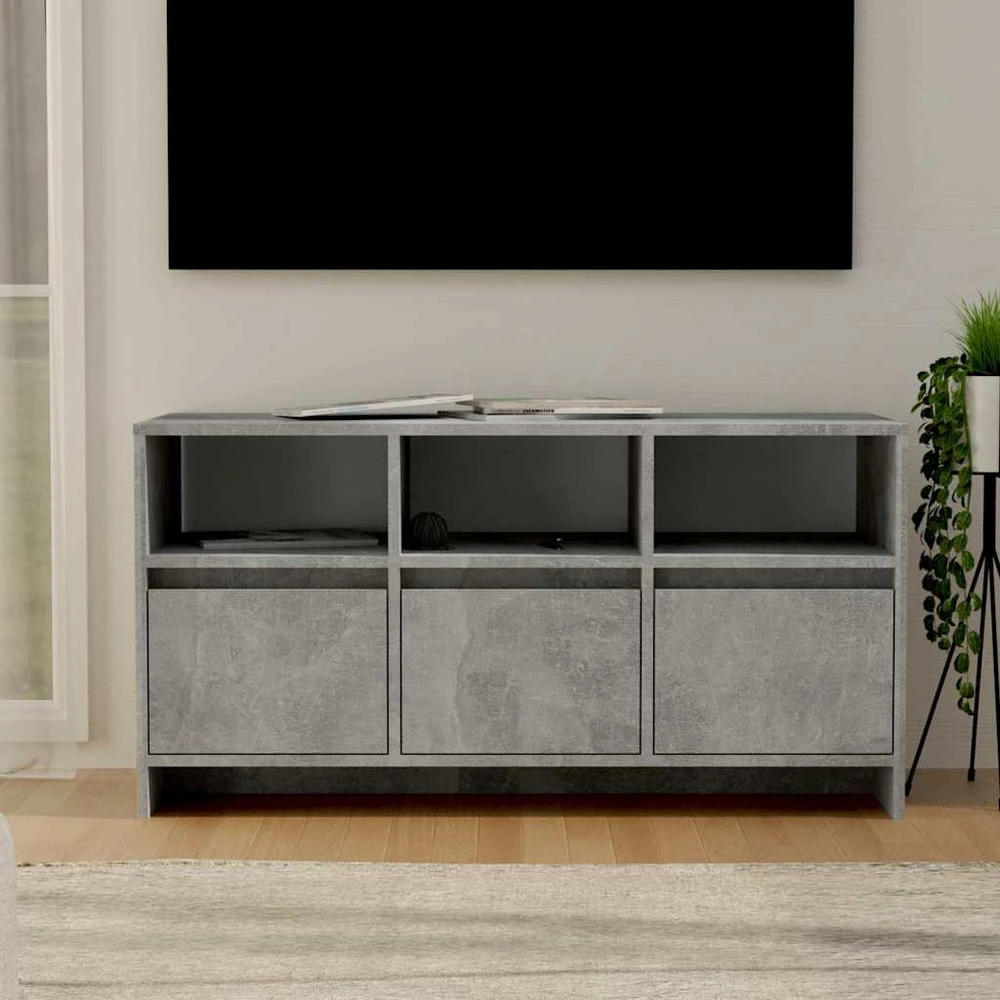 TV staliukas Televizoriaus spintelė, betono, 102x37,5x52,5cm, mediena