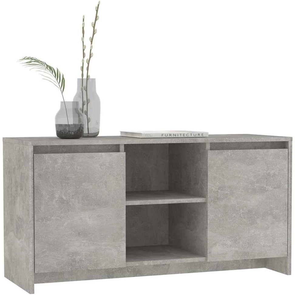 TV staliukas Televizoriaus spintelė, betono, 102x37,5x52,5cm, mediena