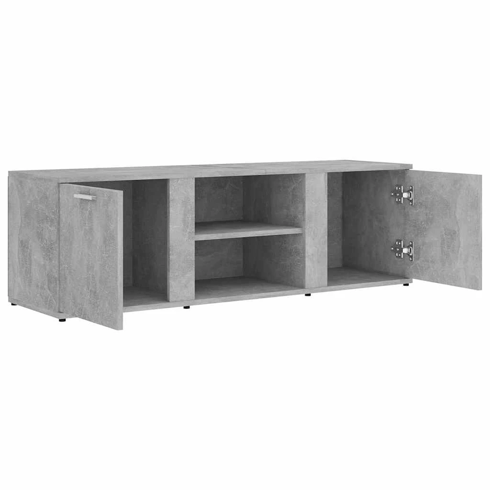 TV staliukas Televizoriaus spintelė, betono, 120x34x37cm, apdirbta mediena