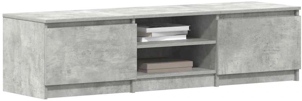 TV staliukas Televizoriaus spintelė, betono, 140x40x35,5cm, apdirbta mediena