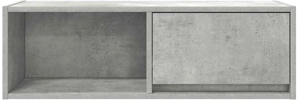 TV staliukas Televizoriaus spintelė, betono, 80x31x25,5cm, apdirbta mediena