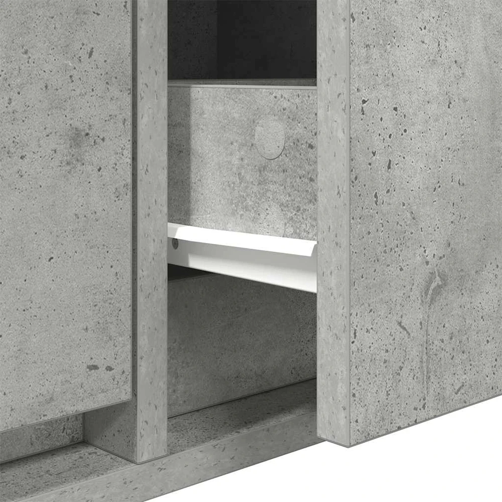 TV staliukas Televizoriaus spintelė, betono, 80x31x25,5cm, apdirbta mediena