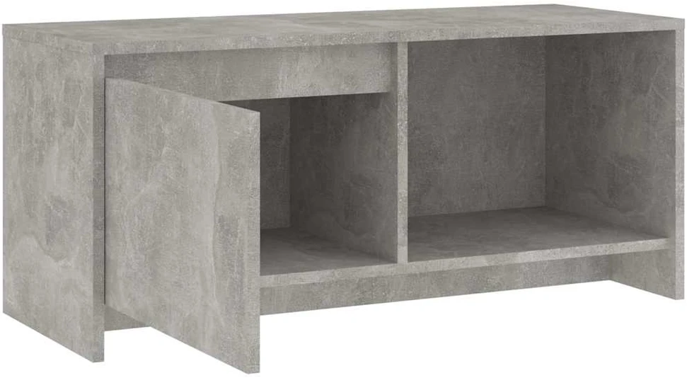 TV staliukas Televizoriaus spintelė, betono, 90x35x40cm, apdirbta mediena