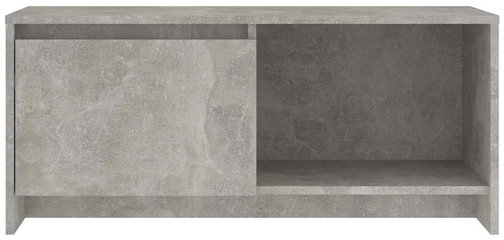 TV staliukas Televizoriaus spintelė, betono, 90x35x40cm, apdirbta mediena