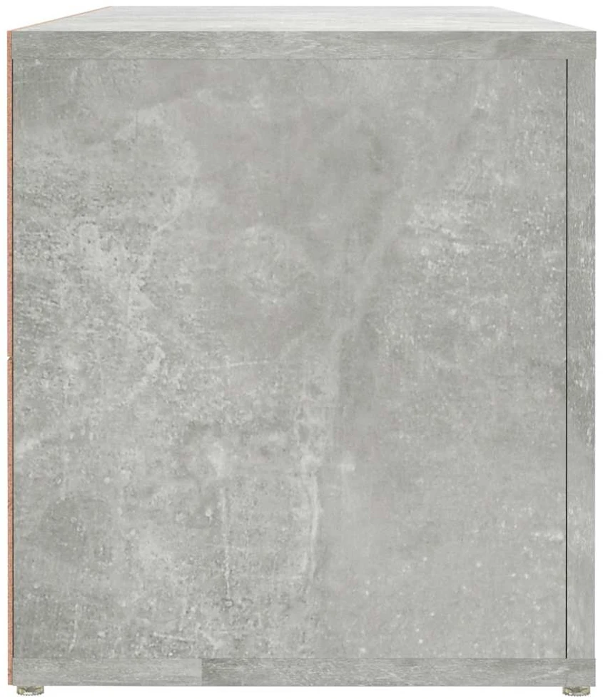 TV staliukas Televizoriaus spintelė, betono pilka, 100x31,5x35cm, mediena