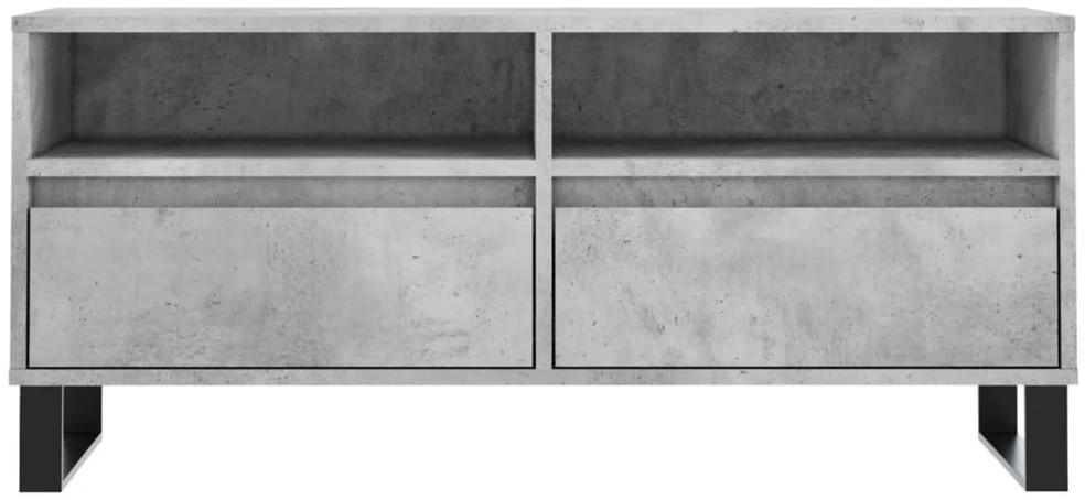 TV staliukas Televizoriaus spintelė, betono pilka, 100x34,5x44,5cm, mediena