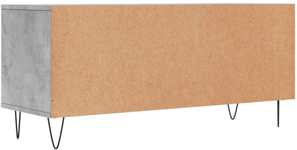 TV staliukas Televizoriaus spintelė, betono pilka, 100x34,5x44,5cm, mediena