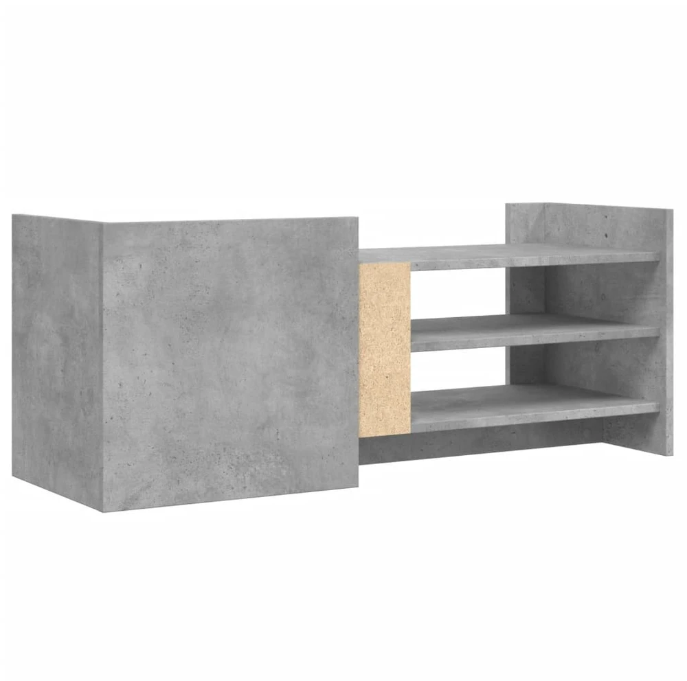 TV staliukas Televizoriaus spintelė, betono pilka, 100x35x40cm, mediena