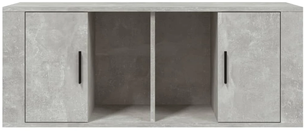 TV staliukas Televizoriaus spintelė, betono pilka, 100x35x40cm, mediena