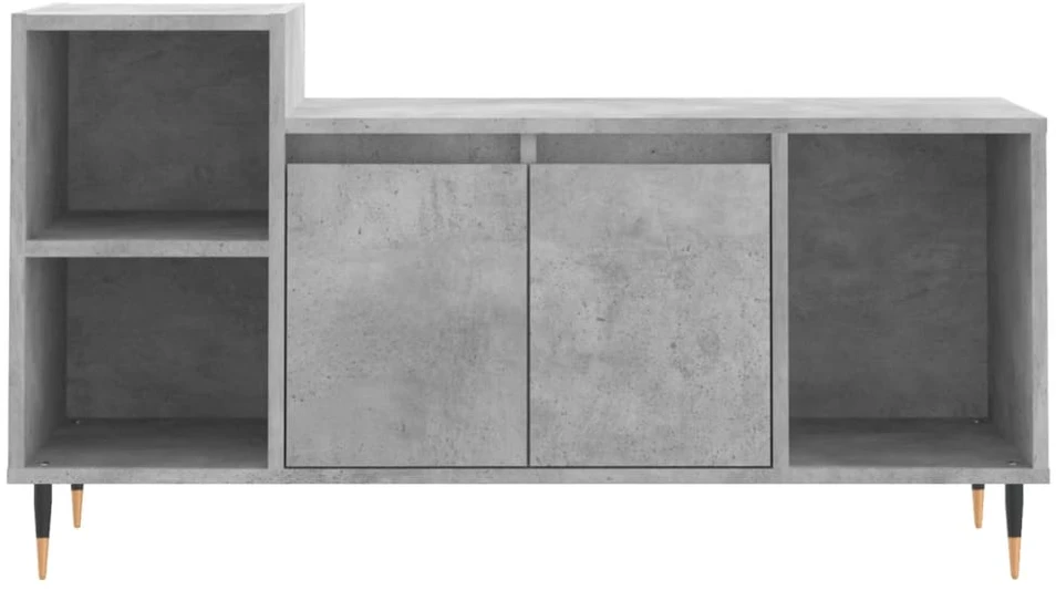 TV staliukas Televizoriaus spintelė, betono pilka, 100x35x55cm, mediena