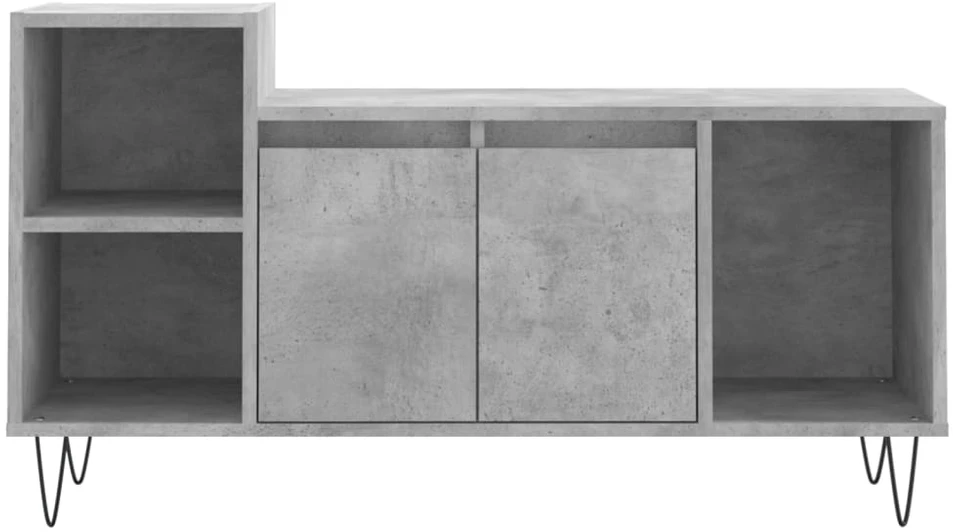 TV staliukas Televizoriaus spintelė, betono pilka, 100x35x55cm, mediena