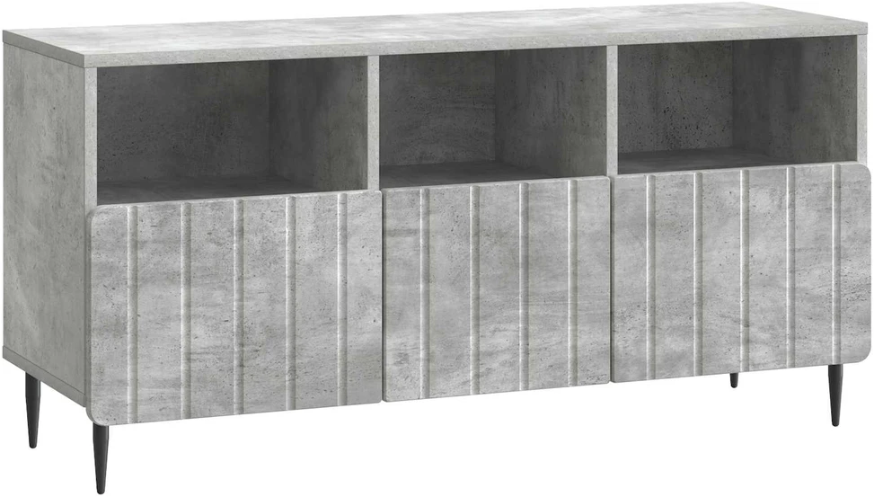 TV staliukas Televizoriaus spintelė Betono pilka 102 x 34,5 x 50 cm