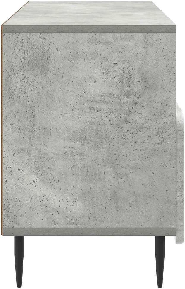 TV staliukas Televizoriaus spintelė Betono pilka 102 x 34,5 x 50 cm