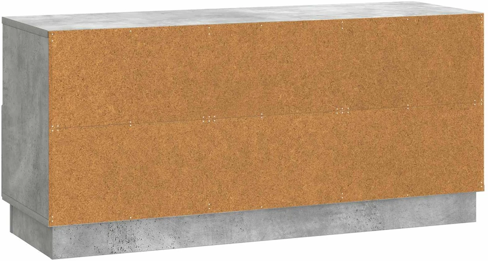 TV staliukas Televizoriaus spintelė Betono pilka 102 x 34,5 x 47 cm