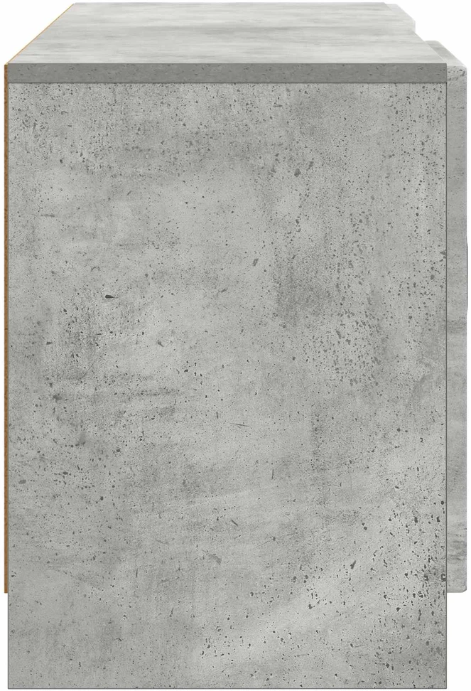 TV staliukas Televizoriaus spintelė Betono pilka 102 x 34,5 x 47 cm