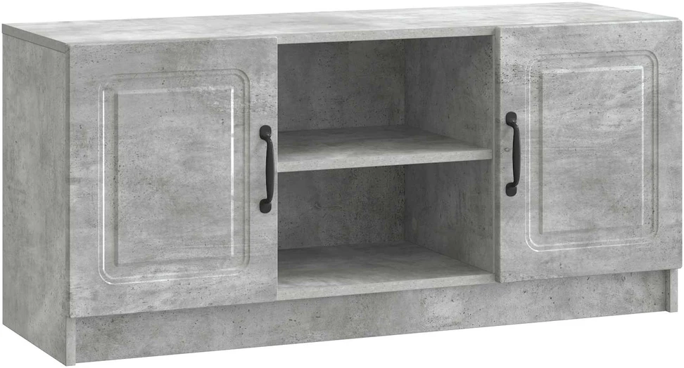 TV staliukas Televizoriaus spintelė Betono pilka 102 x 34,5 x 47 cm