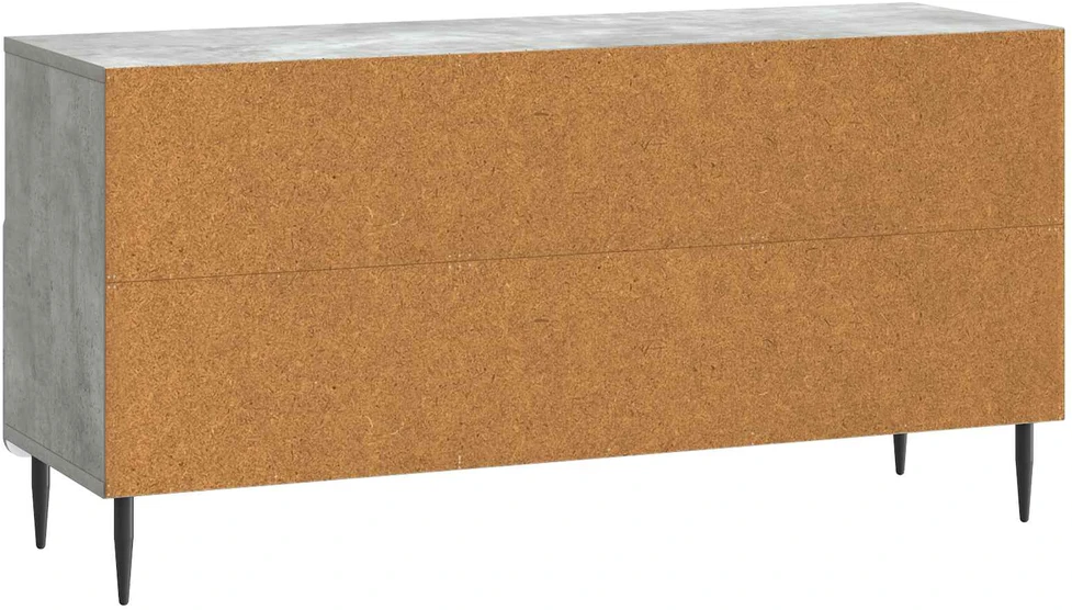 TV staliukas Televizoriaus spintelė Betono pilka 102 x 34,5 x 50 cm