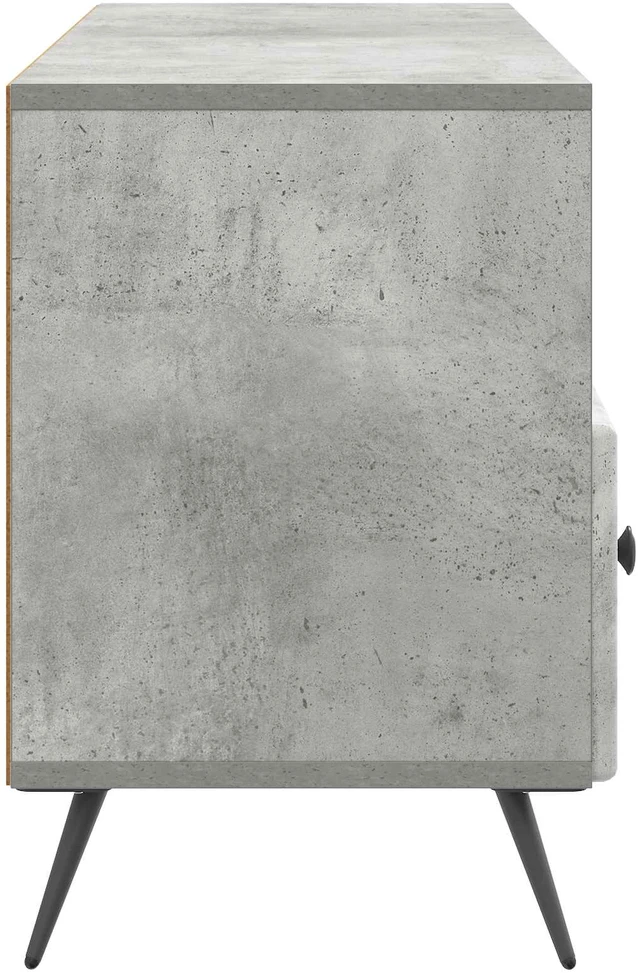TV staliukas Televizoriaus spintelė Betono pilka 102 x 34,5 x 50 cm