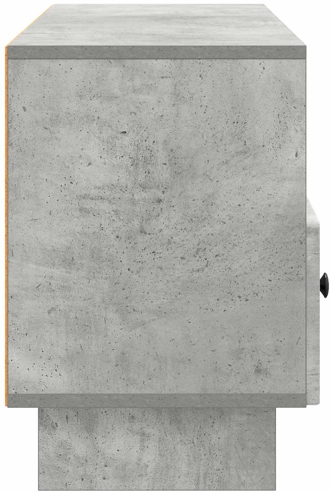 TV staliukas Televizoriaus spintelė Betono pilka 102 x 34,5 x 50 cm