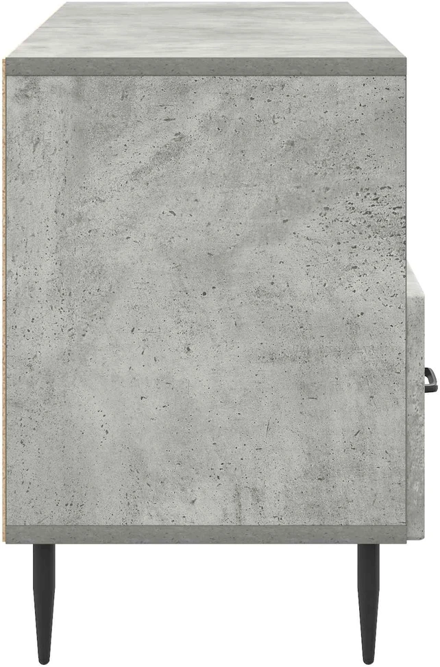 TV staliukas Televizoriaus spintelė Betono pilka 102 x 34,5 x 50 cm