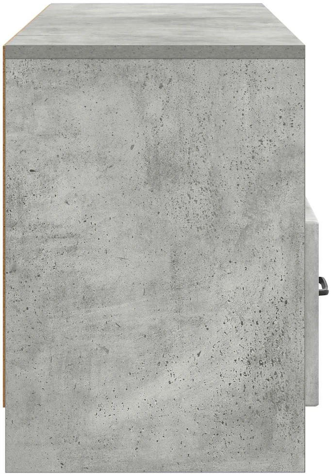 TV staliukas Televizoriaus spintelė Betono pilka 102 x 34,5 x 47 cm