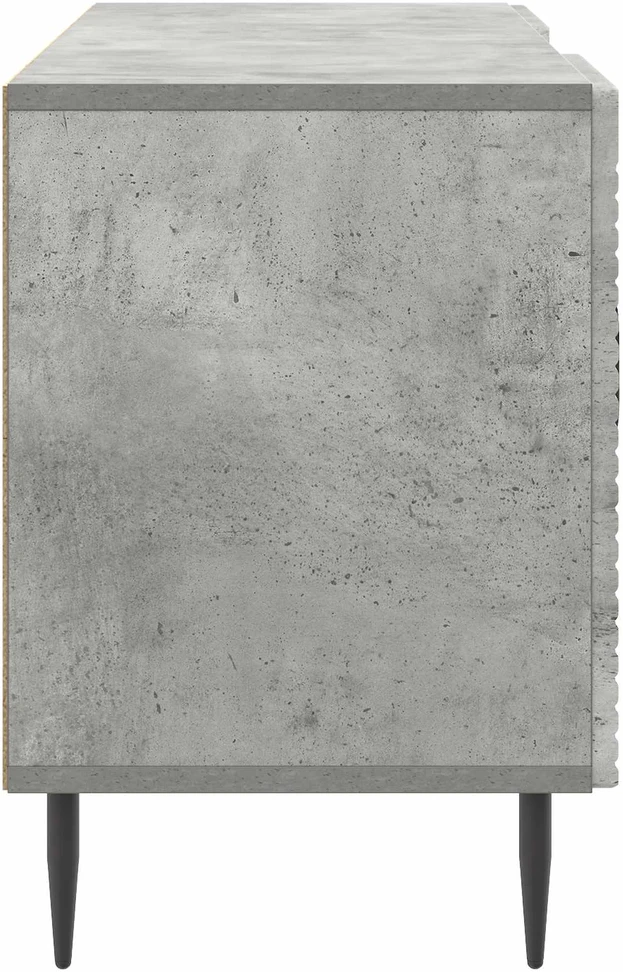 TV staliukas Televizoriaus spintelė Betono pilka 102 x 34,5 x 50 cm