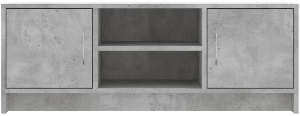 TV staliukas Televizoriaus spintelė, betono pilka, 102x30x37,5cm, mediena