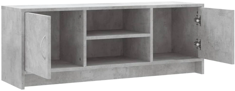 TV staliukas Televizoriaus spintelė, betono pilka, 102x30x37,5cm, mediena