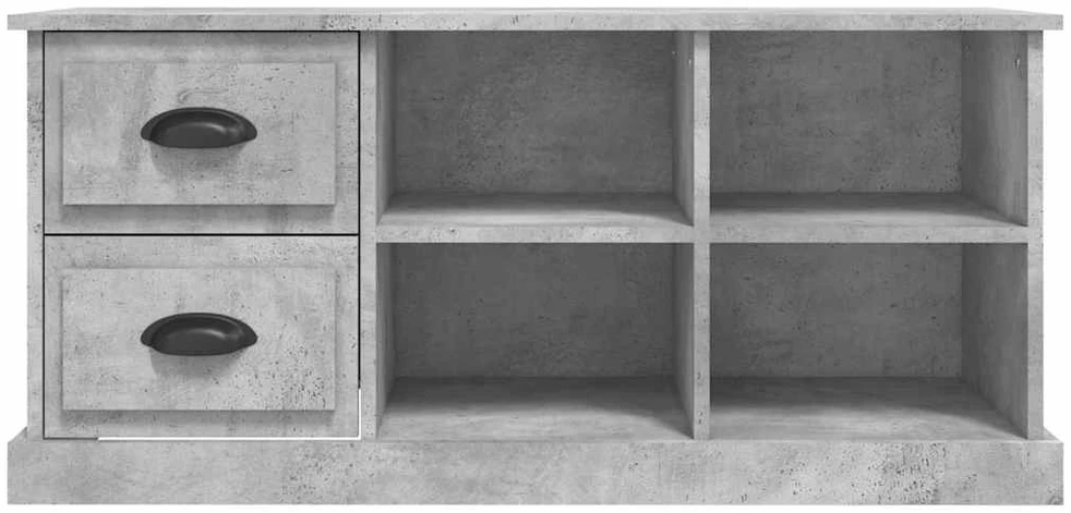 TV staliukas Televizoriaus spintelė, betono pilka, 102x35,5x47,5cm, mediena