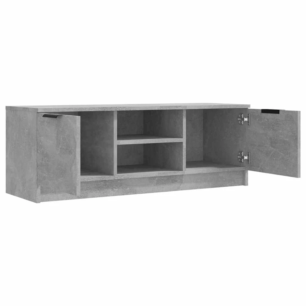 TV staliukas Televizoriaus spintelė, betono pilka, 102x35x36,5cm, mediena