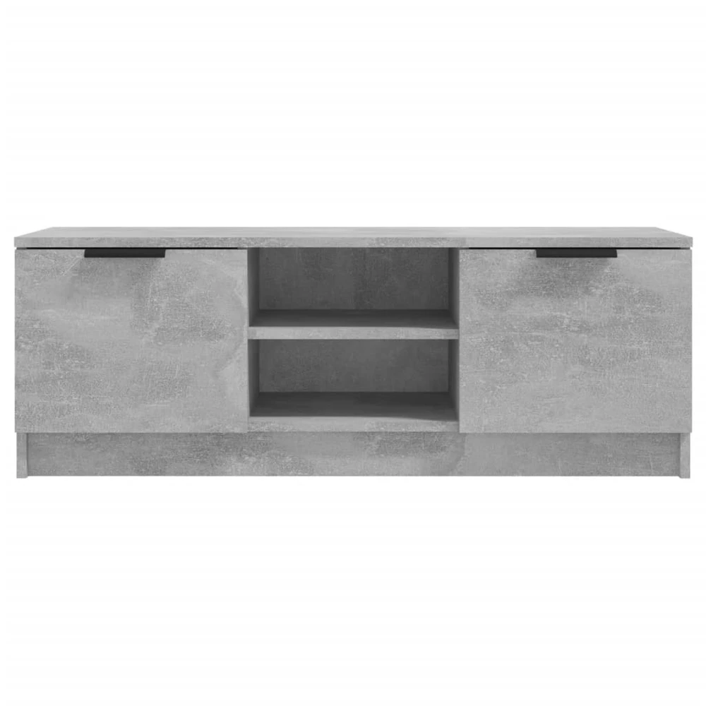 TV staliukas Televizoriaus spintelė, betono pilka, 102x35x36,5cm, mediena