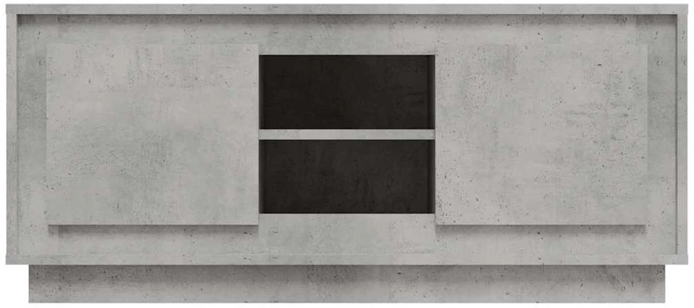 TV staliukas Televizoriaus spintelė, betono pilka, 102x35x45cm, mediena