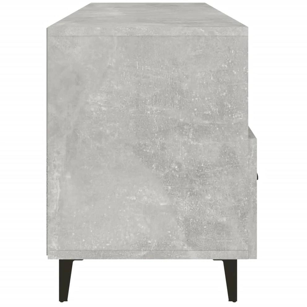TV staliukas Televizoriaus spintelė, betono pilka, 102x35x50cm, mediena