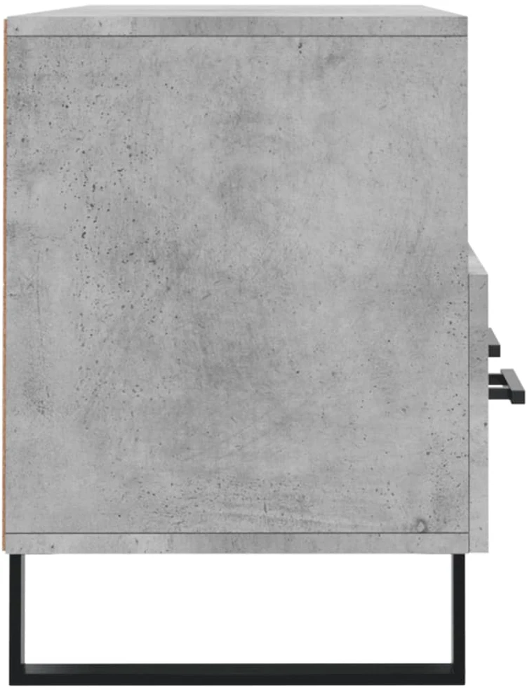 TV staliukas Televizoriaus spintelė, betono pilka, 102x36x50cm, mediena