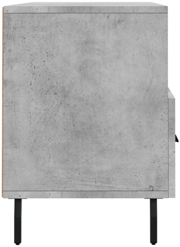 TV staliukas Televizoriaus spintelė, betono pilka, 102x36x50cm, mediena