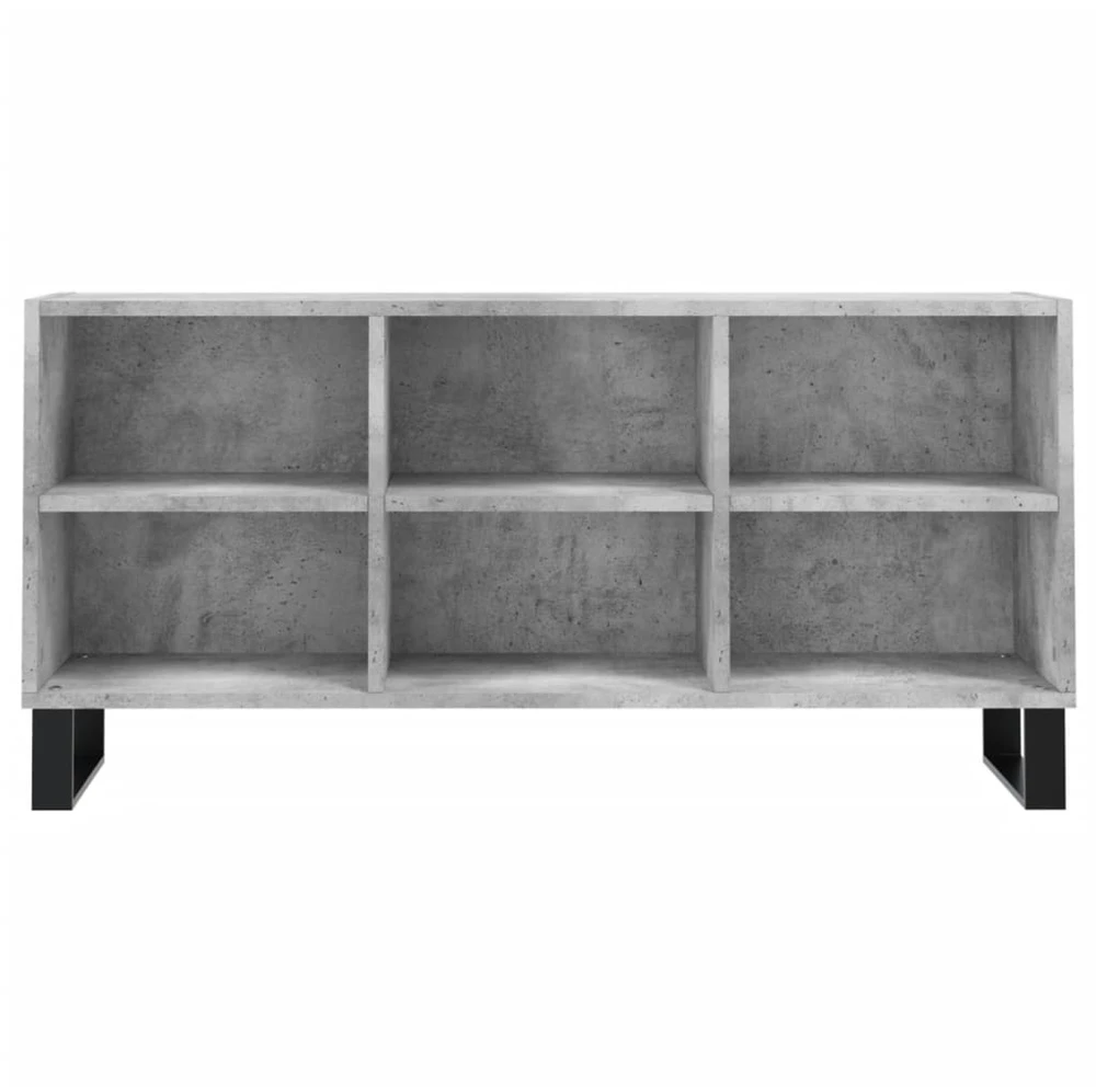 TV staliukas Televizoriaus spintelė, betono pilka, 103,5x30x50cm, mediena