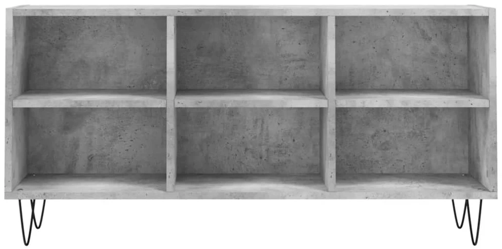 TV staliukas Televizoriaus spintelė, betono pilka, 103,5x30x50cm, mediena