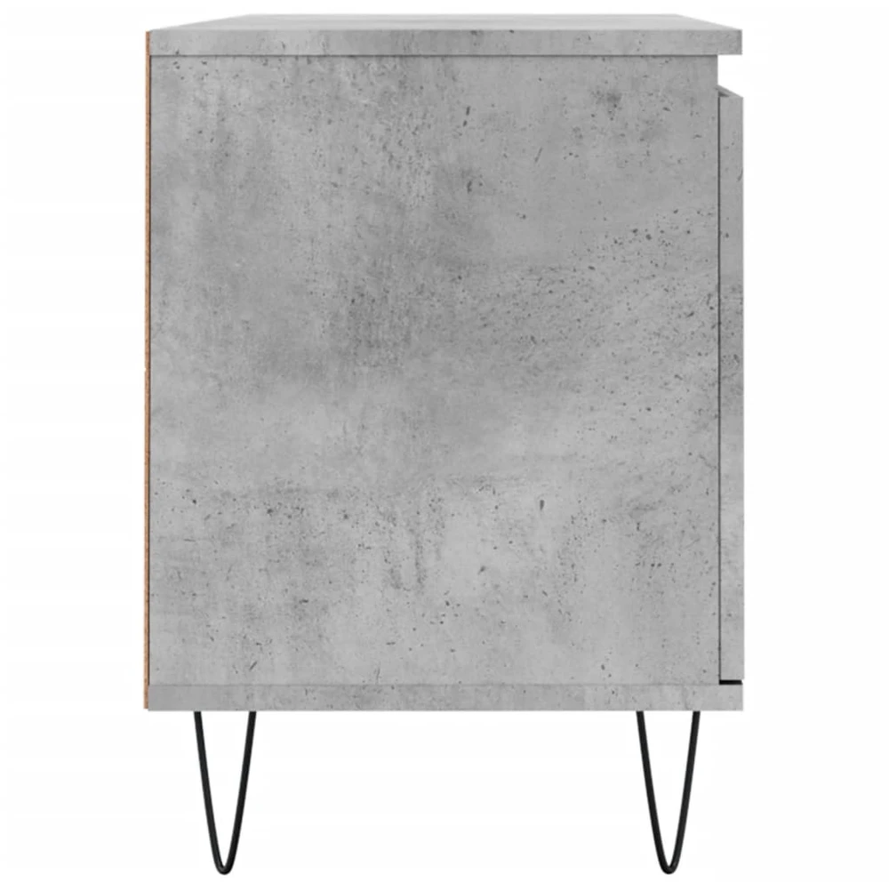 TV staliukas Televizoriaus spintelė, betono pilka, 104x35x50cm, mediena