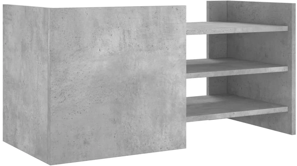 TV staliukas Televizoriaus spintelė, betono pilka, 104x35x50cm, mediena