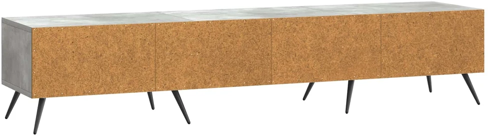 TV staliukas Televizoriaus spintelė Betono pilka 147 x 34,5 x 30 cm