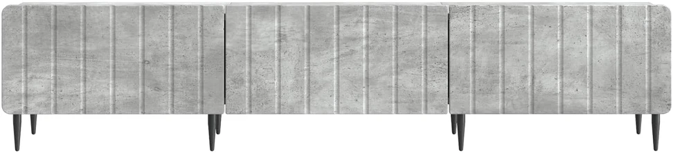 TV staliukas Televizoriaus spintelė Betono pilka 147 x 34,5 x 32 cm
