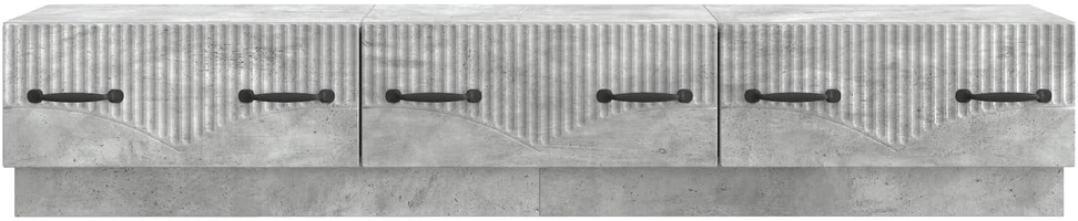 TV staliukas Televizoriaus spintelė Betono pilka 147 x 34,5 x 27 cm