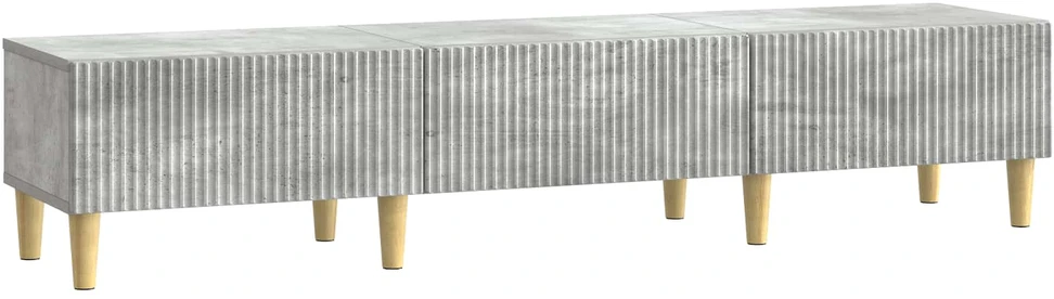 TV staliukas Televizoriaus spintelė Betono pilka 147 x 34,5 x 30 cm