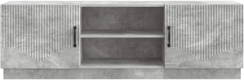 TV staliukas Televizoriaus spintelė Betono pilka 150 x 31 x 47 cm