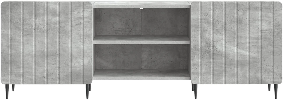 TV staliukas Televizoriaus spintelė Betono pilka 150 x 31 x 52 cm