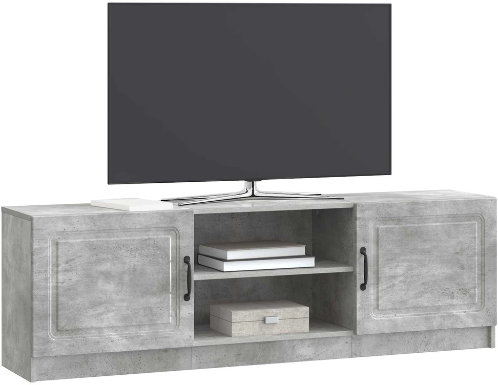 TV staliukas Televizoriaus spintelė Betono pilka 150 x 31 x 47 cm