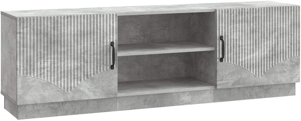 TV staliukas Televizoriaus spintelė Betono pilka 150 x 31 x 47 cm