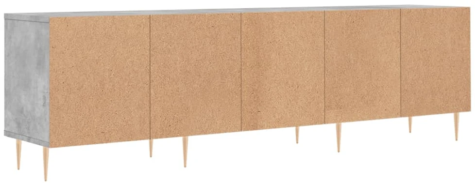 TV staliukas Televizoriaus spintelė, betono pilka, 150x30x44,5cm, mediena