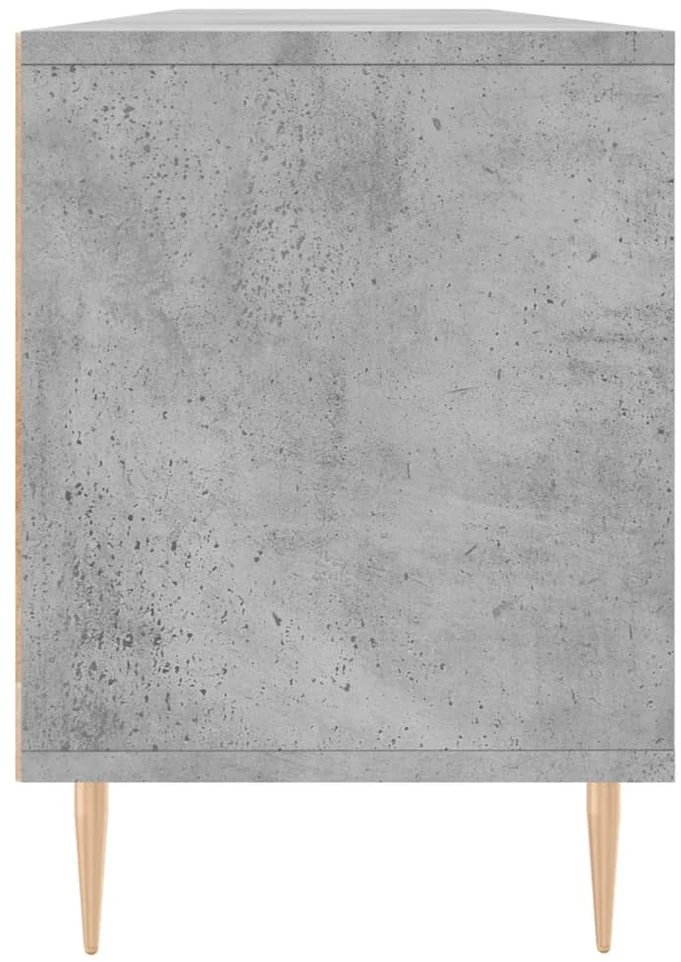 TV staliukas Televizoriaus spintelė, betono pilka, 150x30x44,5cm, mediena